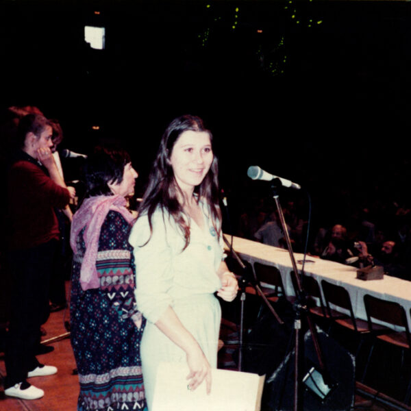 Dortmunder Westfalenhalle, 21. November 1981 - Eva Mattes bei den Proben
